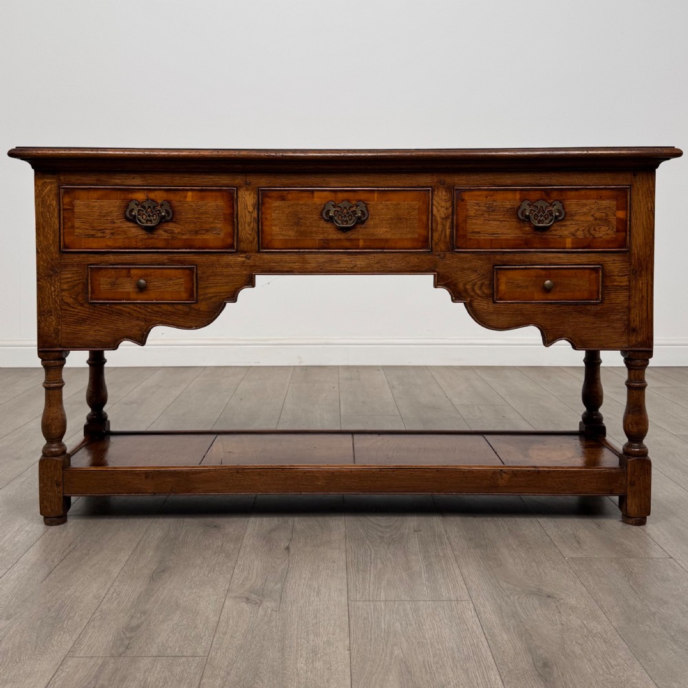  Antique 20th Century Fine Quality Small Oak Dresser Base