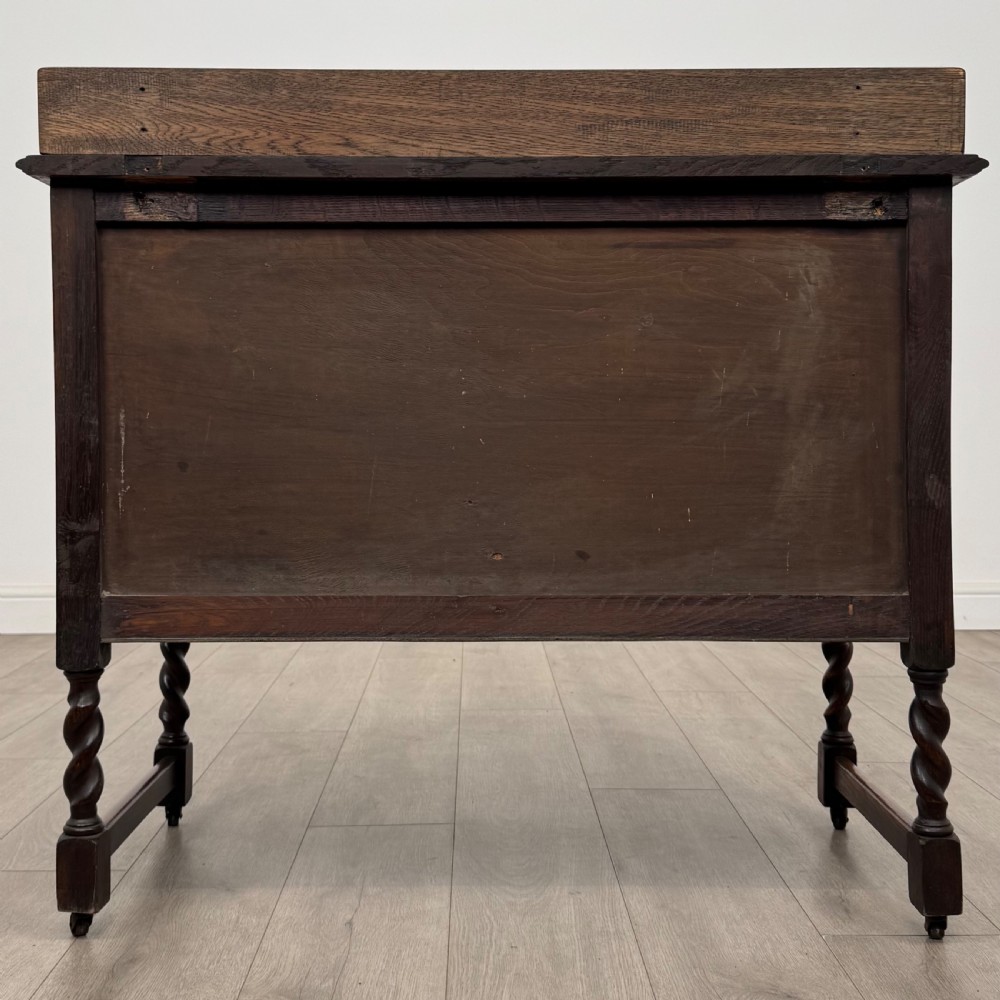Antique 20th Century Barley Twist Chest Of Drawers In Oak View V