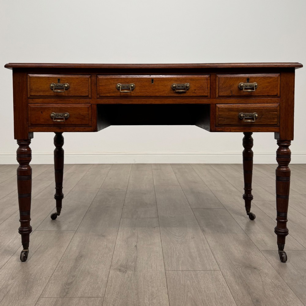 Antique 20th Century Good Quality Writing Table In Walnut 