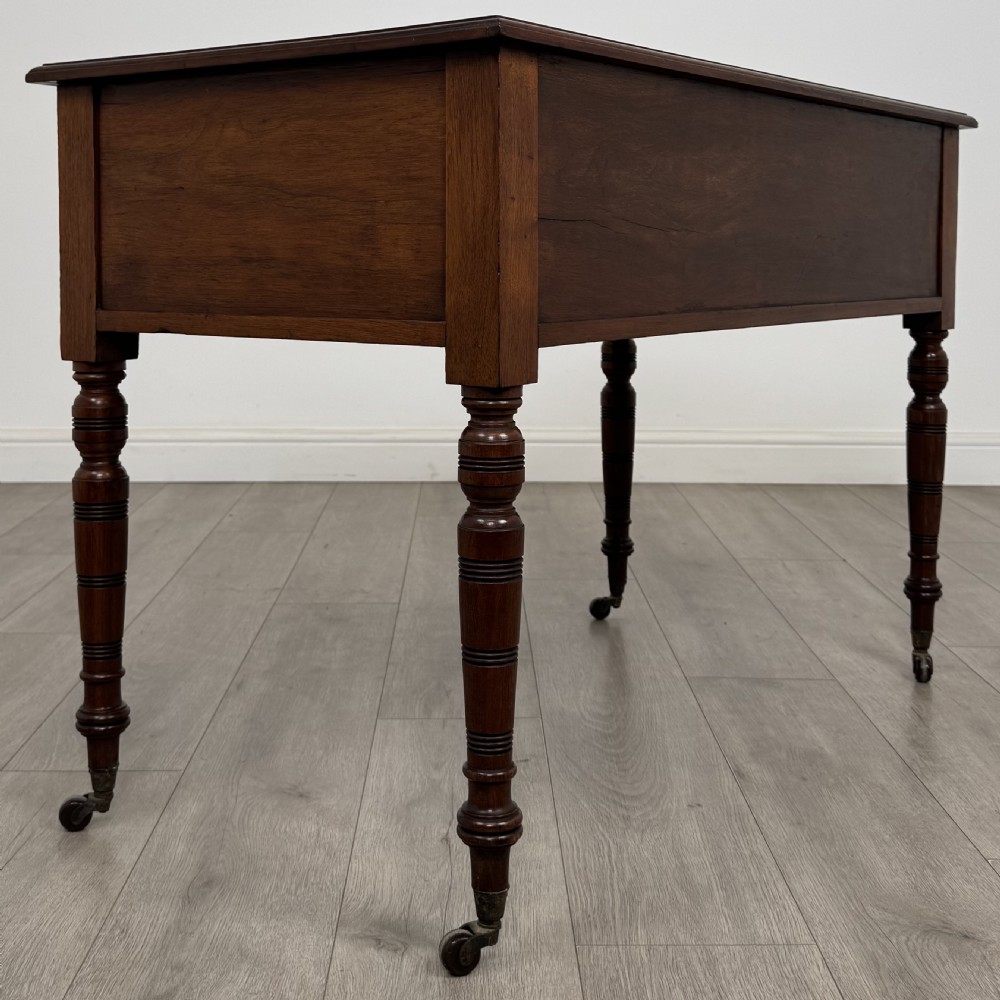 Antique 20th Century Good Quality Writing Table In Walnut  View IV