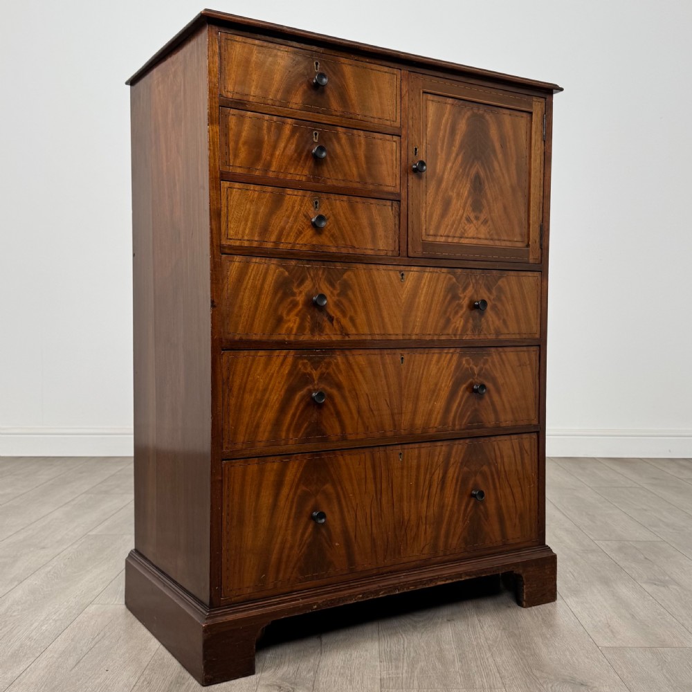 Antique 20th Century Chest Of Drawers In Mahogany  View IX