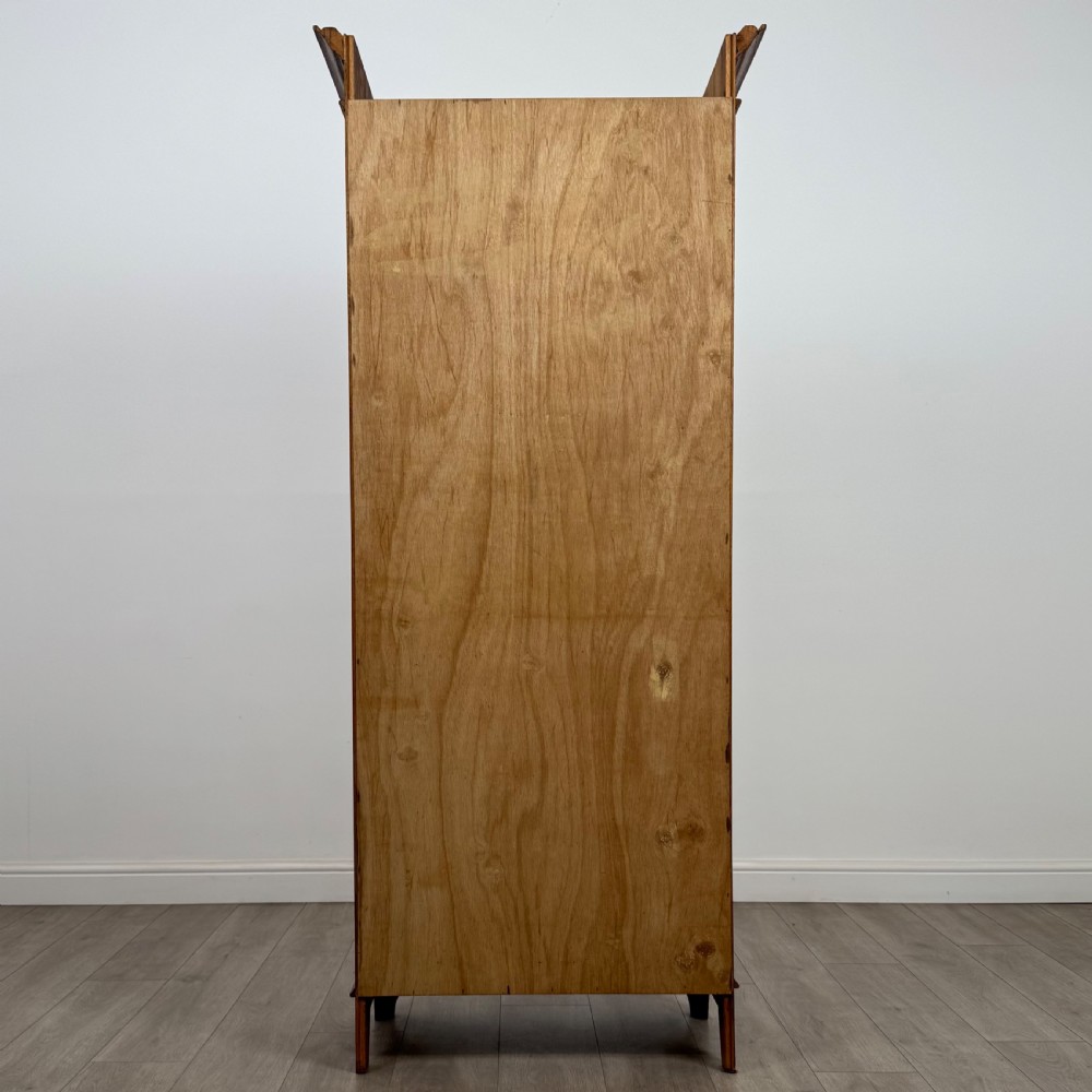 Antique 20th Century Arts & Crafts Style Wardrobe In Oak View VII