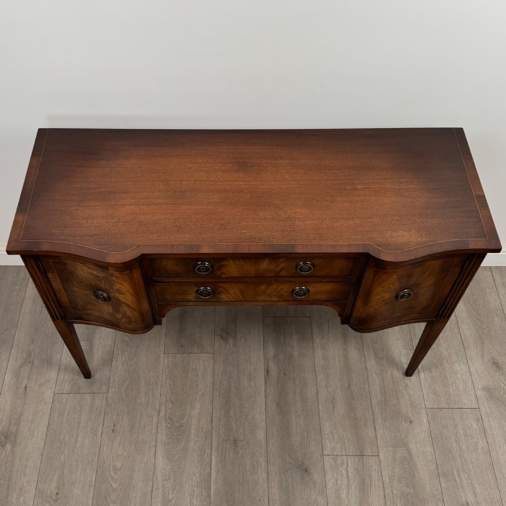 Antique 20th Century Good Quality Sideboard In Mahogany  View X