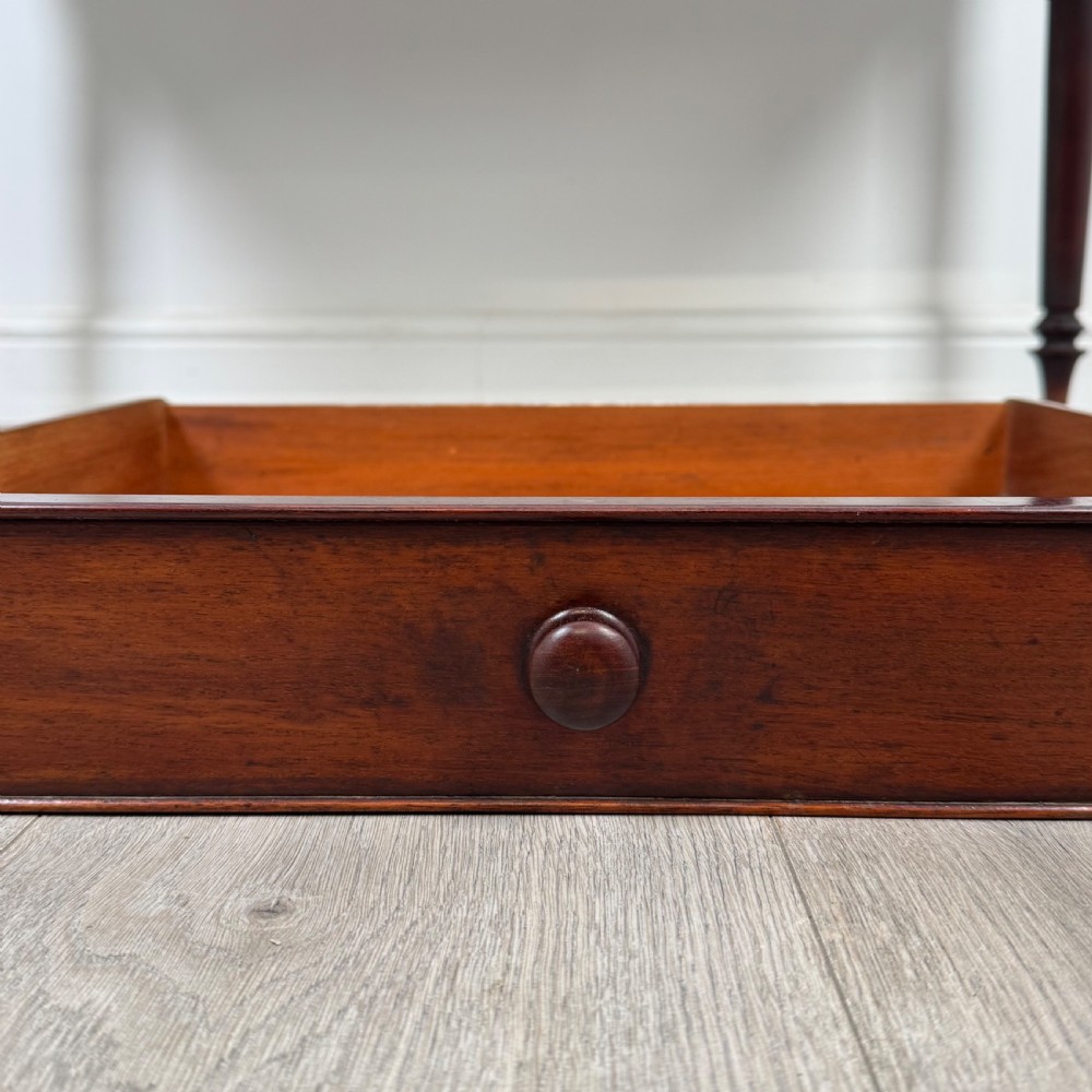 Antique 19th Century Good Quality Writing Table In Mahogany  View X