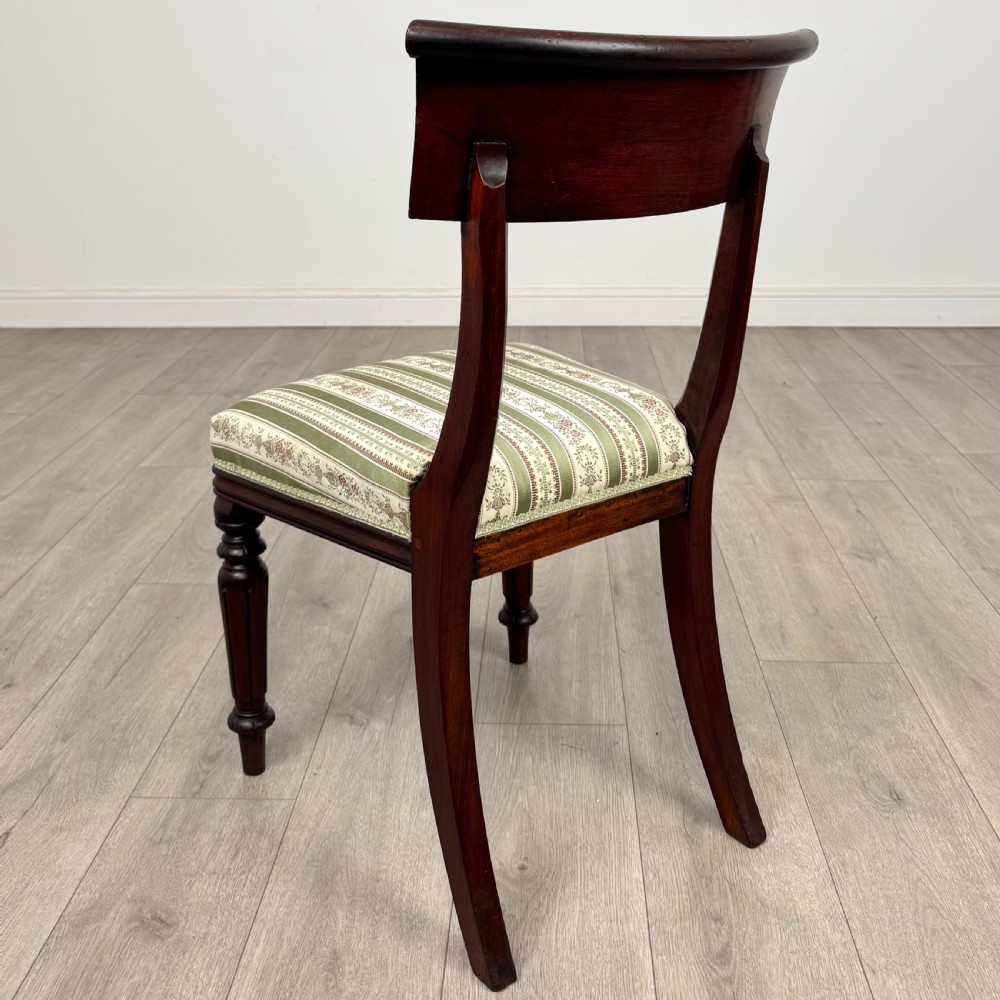 Antique 19th Century Regency Set Of 4 Mahogany Dining Chairs  View III