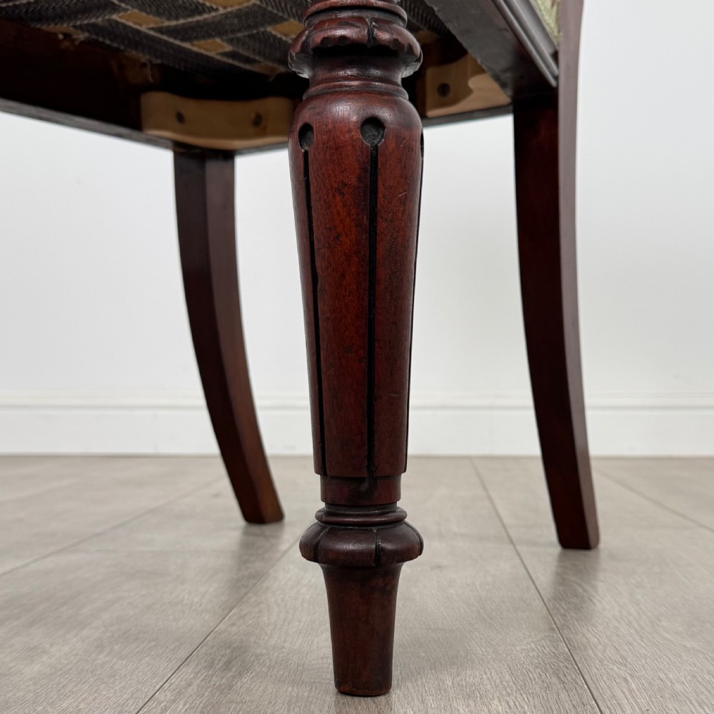 Antique 19th Century Regency Set Of 4 Mahogany Dining Chairs  View VI