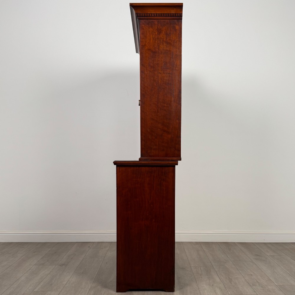 Antique 20th Century Good Quality Bookcase In Walnut View V