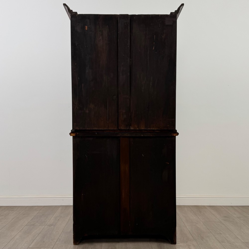 Antique 20th Century Good Quality Bookcase In Walnut View VII