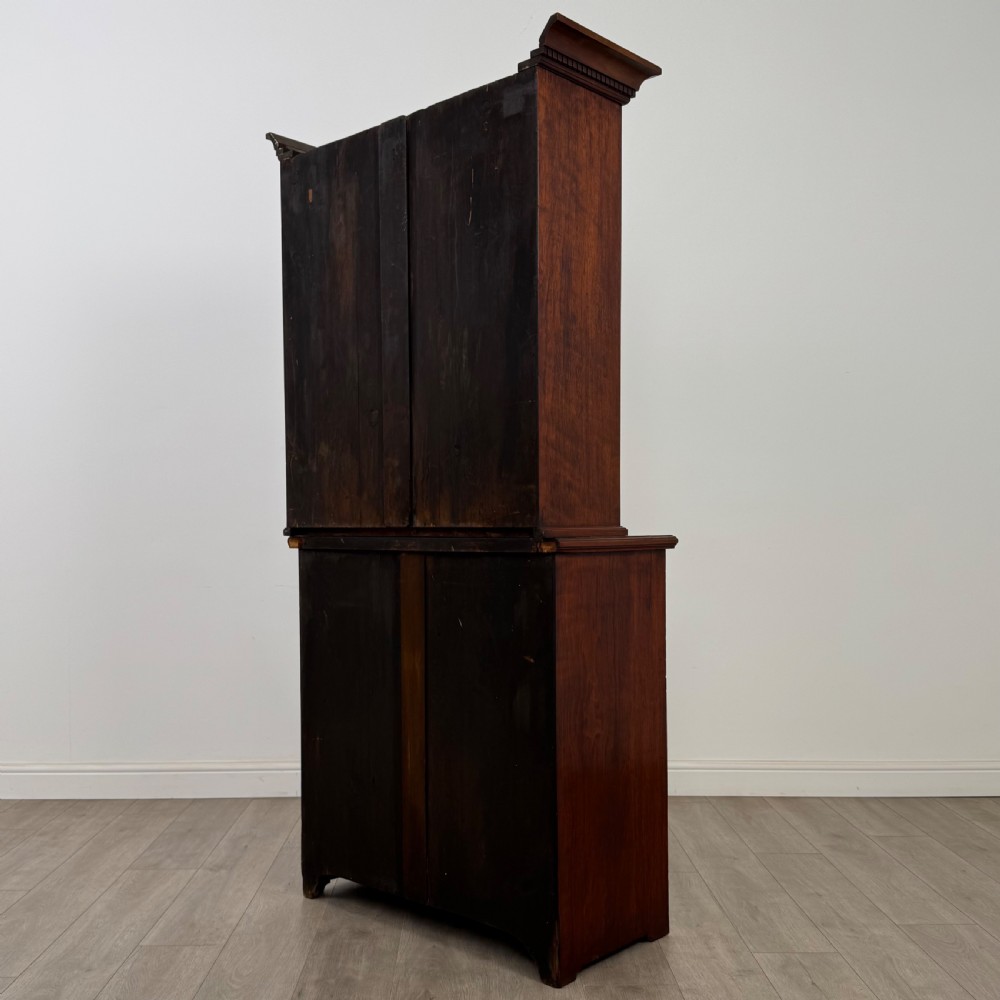 Antique 20th Century Good Quality Bookcase In Walnut View VIII