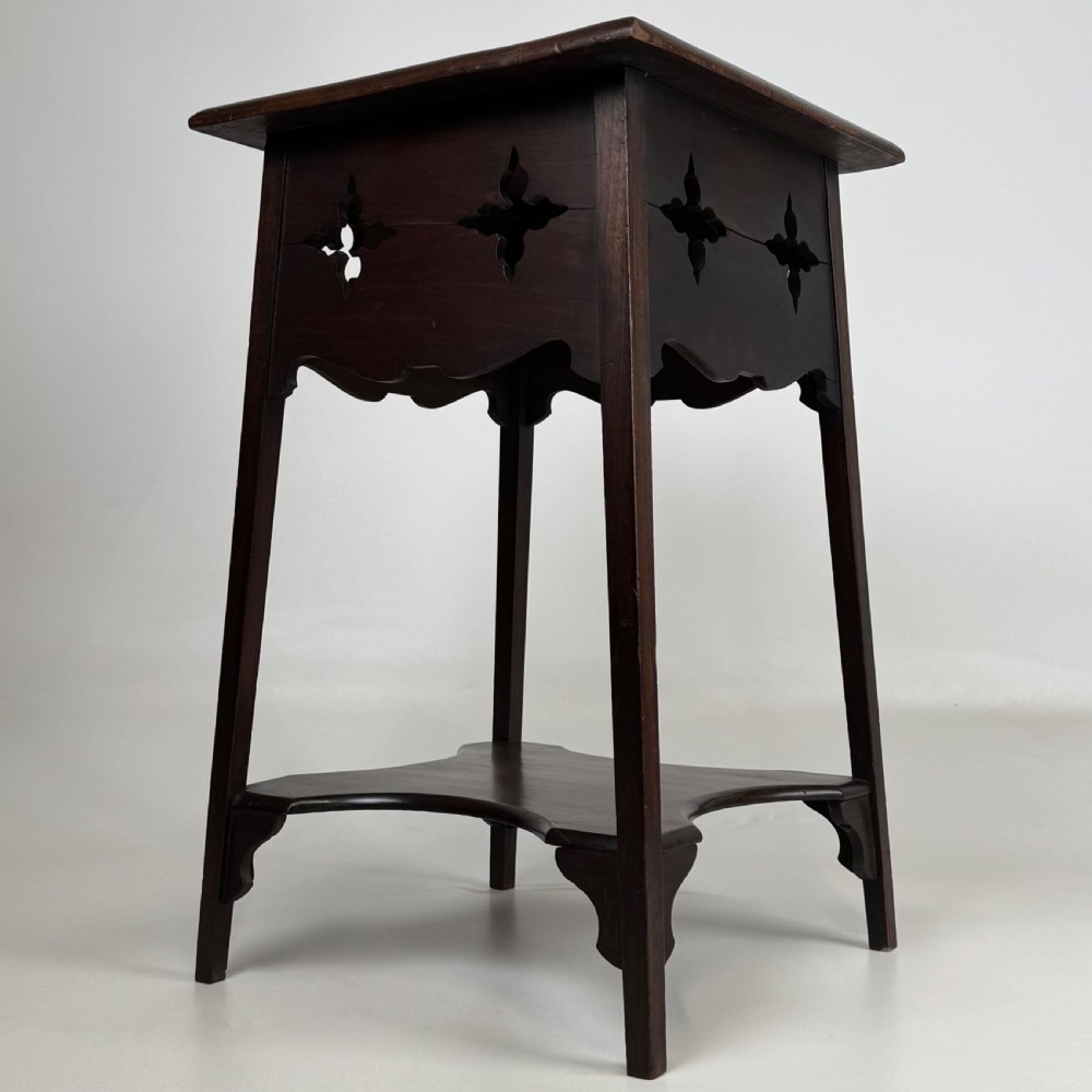  Antique 20th Century Side Table In Walnut  View V