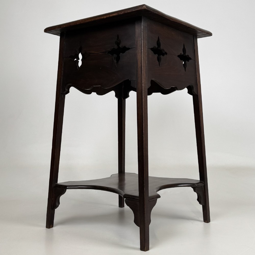  Antique 20th Century Side Table In Walnut  View VIII