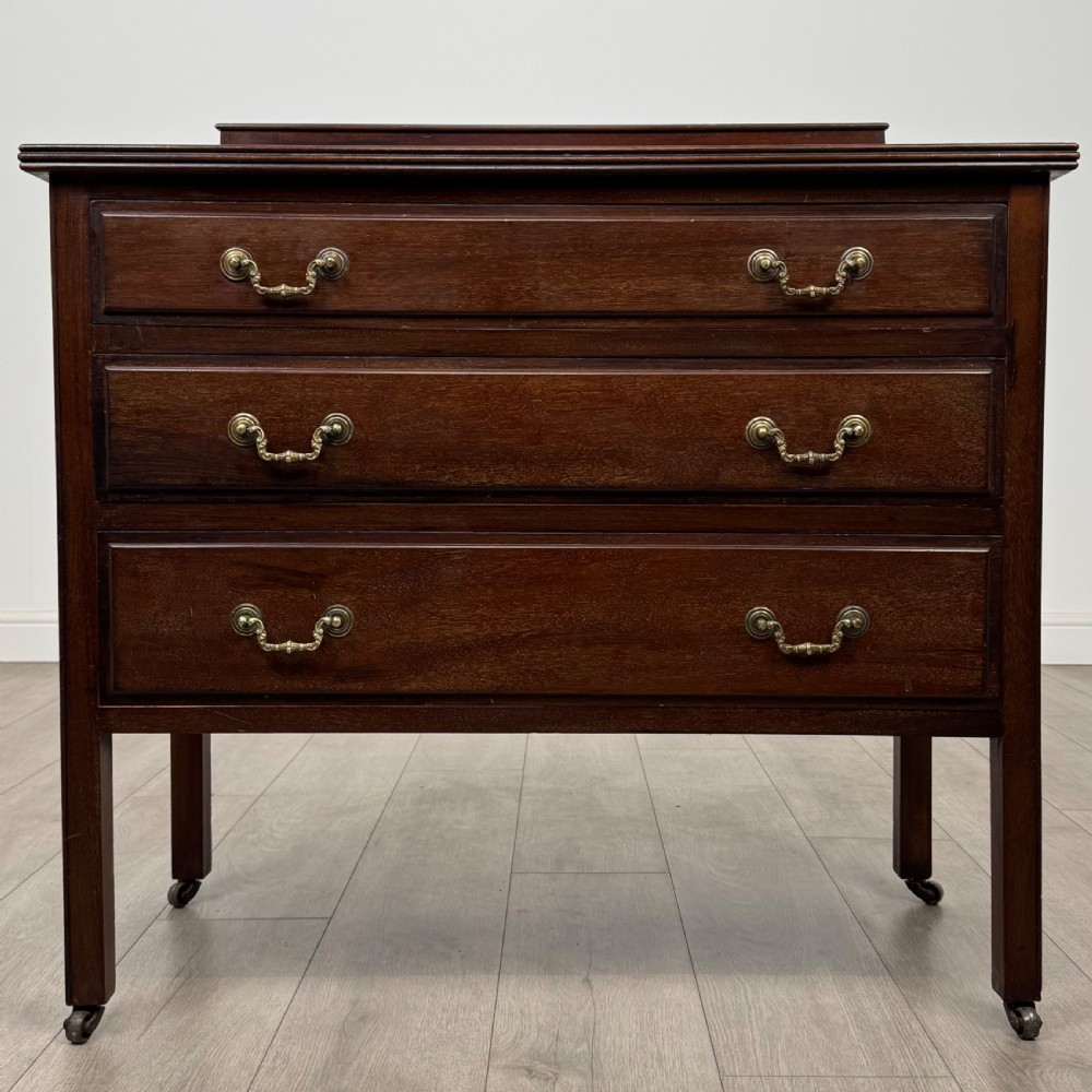 Antique 20th Century Good Quality Mahogany Chest Of Drawers