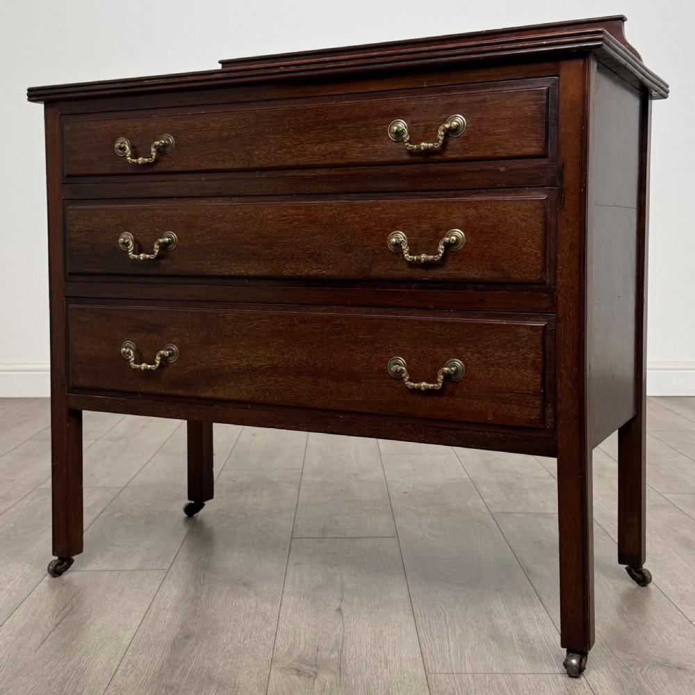Antique 20th Century Good Quality Mahogany Chest Of Drawers View II