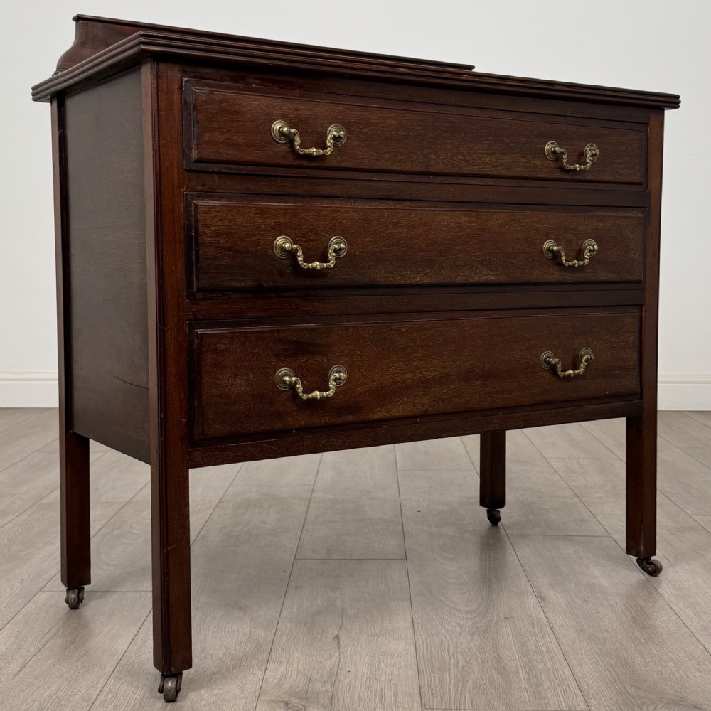 Antique 20th Century Good Quality Mahogany Chest Of Drawers View VIII