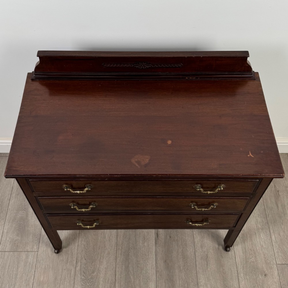 Antique 20th Century Good Quality Mahogany Chest Of Drawers View IX