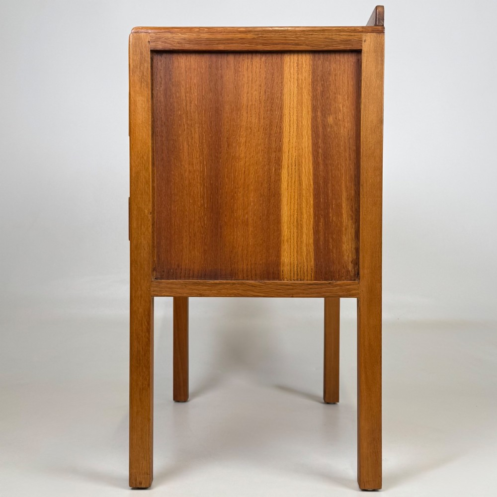  Antique 20th Century Small Golden Oak Chest Of Drawers  View III