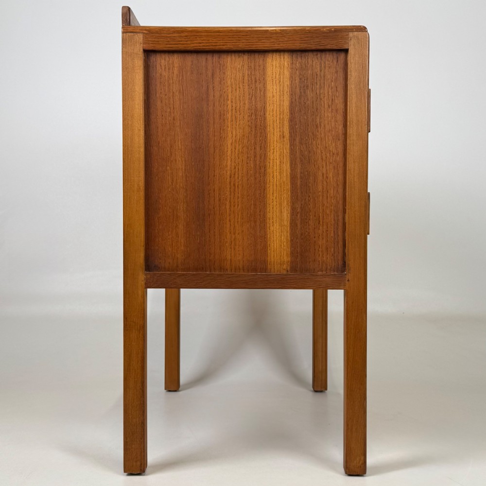  Antique 20th Century Small Golden Oak Chest Of Drawers  View VII