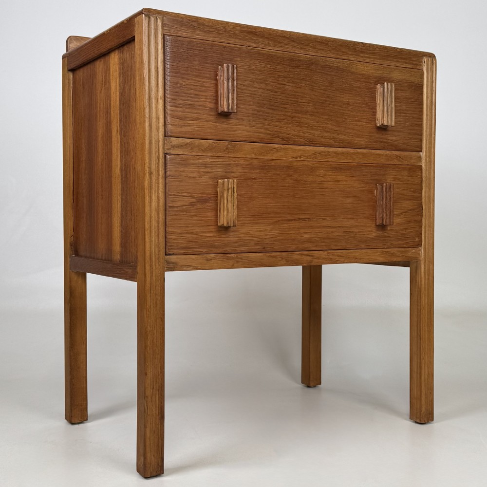  Antique 20th Century Small Golden Oak Chest Of Drawers  View VIII