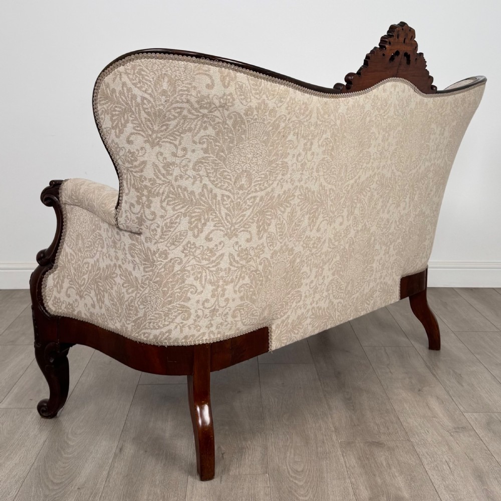 Antique 19th Century Fine Quality Sofa In Mahogany  View IV