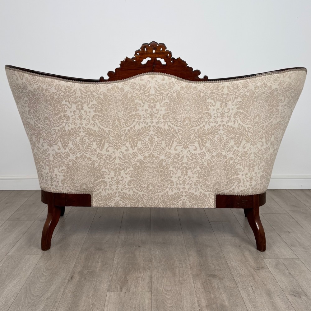 Antique 19th Century Fine Quality Sofa In Mahogany  View V