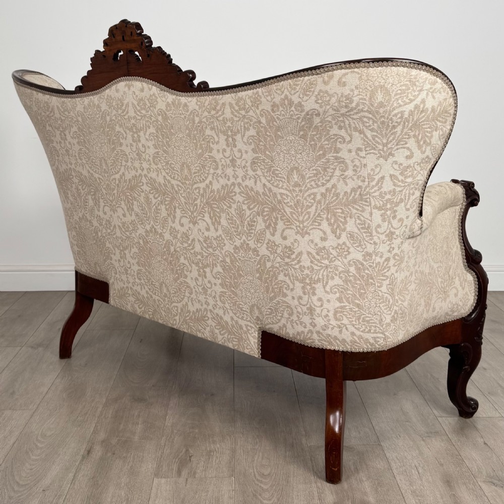 Antique 19th Century Fine Quality Sofa In Mahogany  View VI