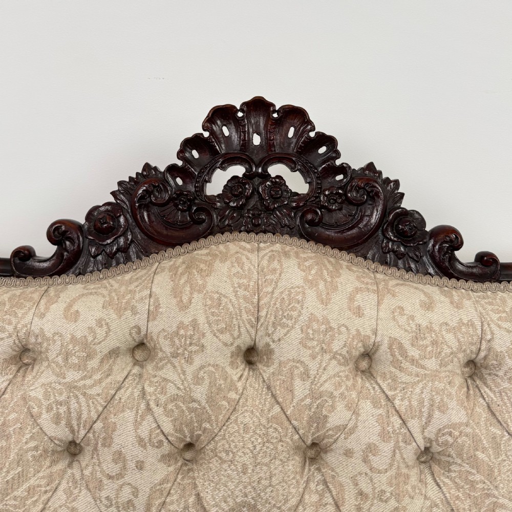 Antique 19th Century Fine Quality Sofa In Mahogany  View XII