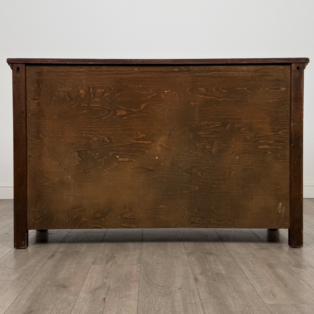  Antique 20th Century Good Quality Sideboard In Oak View VI