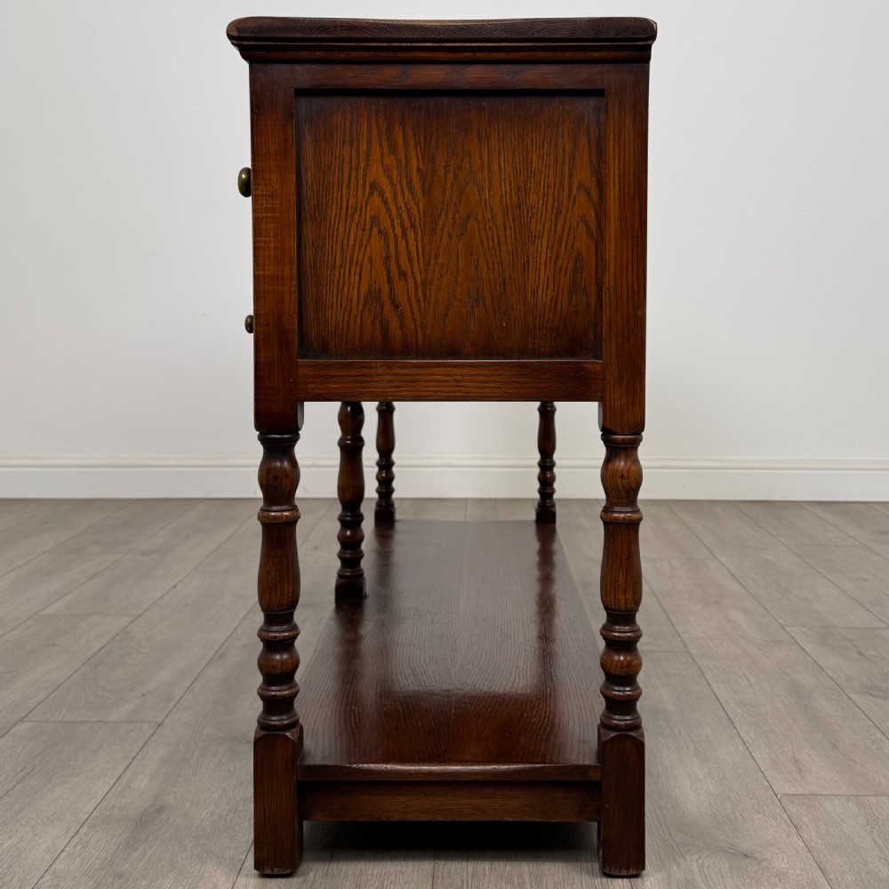 Antique 20th Century Good Quality Dresser Base In Oak  View III