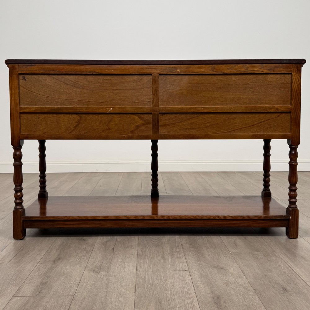 Antique 20th Century Good Quality Dresser Base In Oak  View V