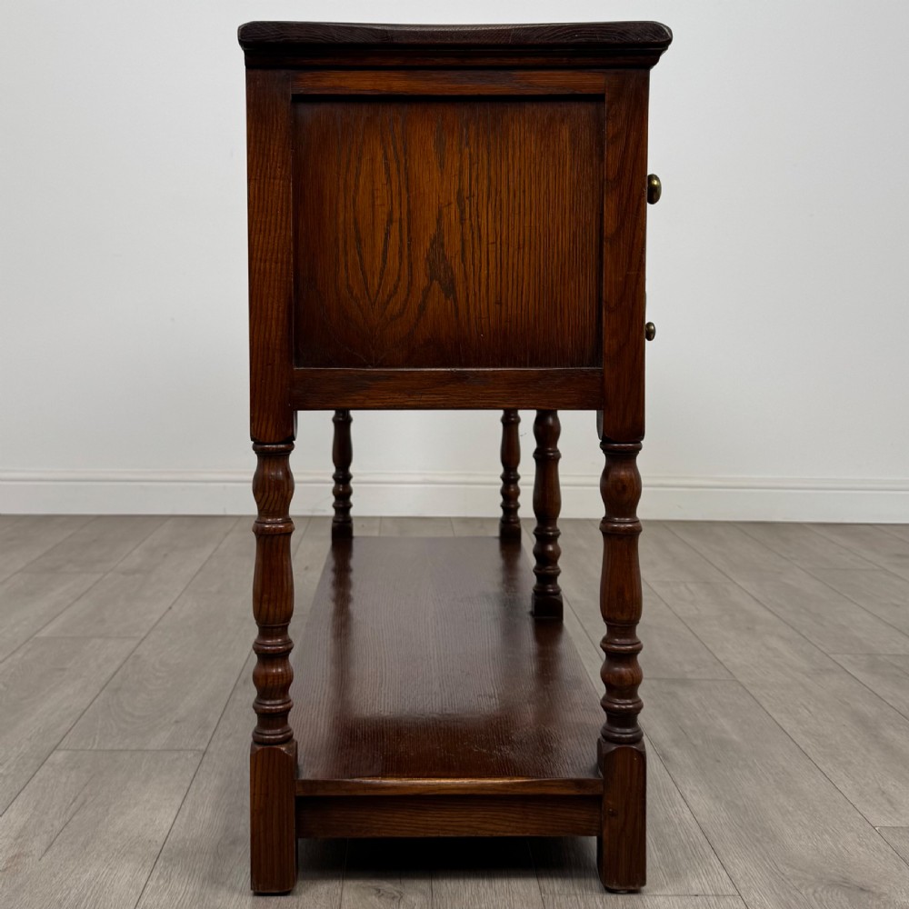 Antique 20th Century Good Quality Dresser Base In Oak  View VII