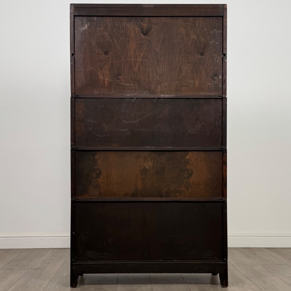 Antique 20th Century Fine Quality Stacking Cabinet In Oak  View VI