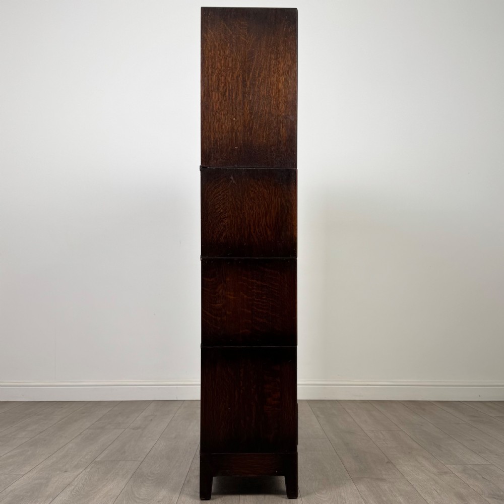 Antique 20th Century Fine Quality Stacking Cabinet In Oak  View VIII