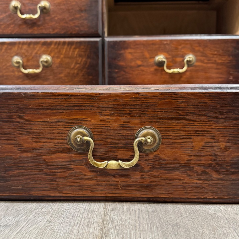 Antique 20th Century Fine Quality Stacking Cabinet In Oak  View XII