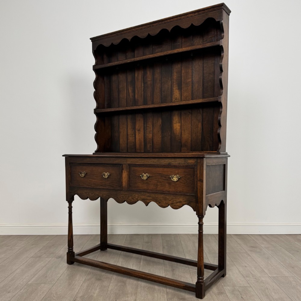 Antique 20th Century Welsh Dresser In Oak  View II