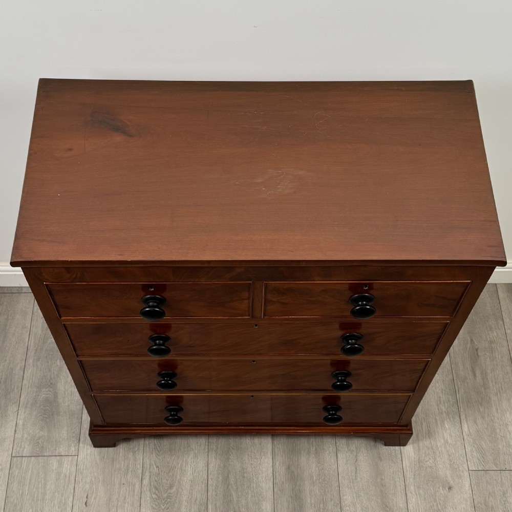  Antique 19th Century Chest Of Drawers In Mahogany  View IX