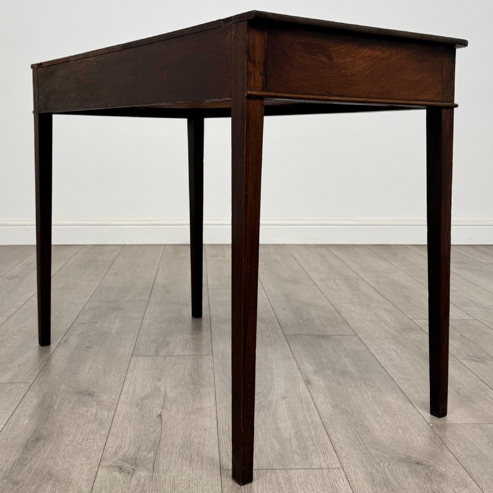 Antique 18th Century Good Quality Writing Table In Mahogany  View VII