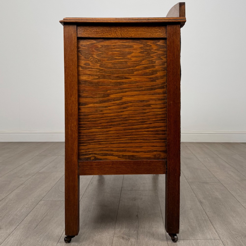 Antique 20th Century Pair Of Oak Chest Of Drawers  View IV