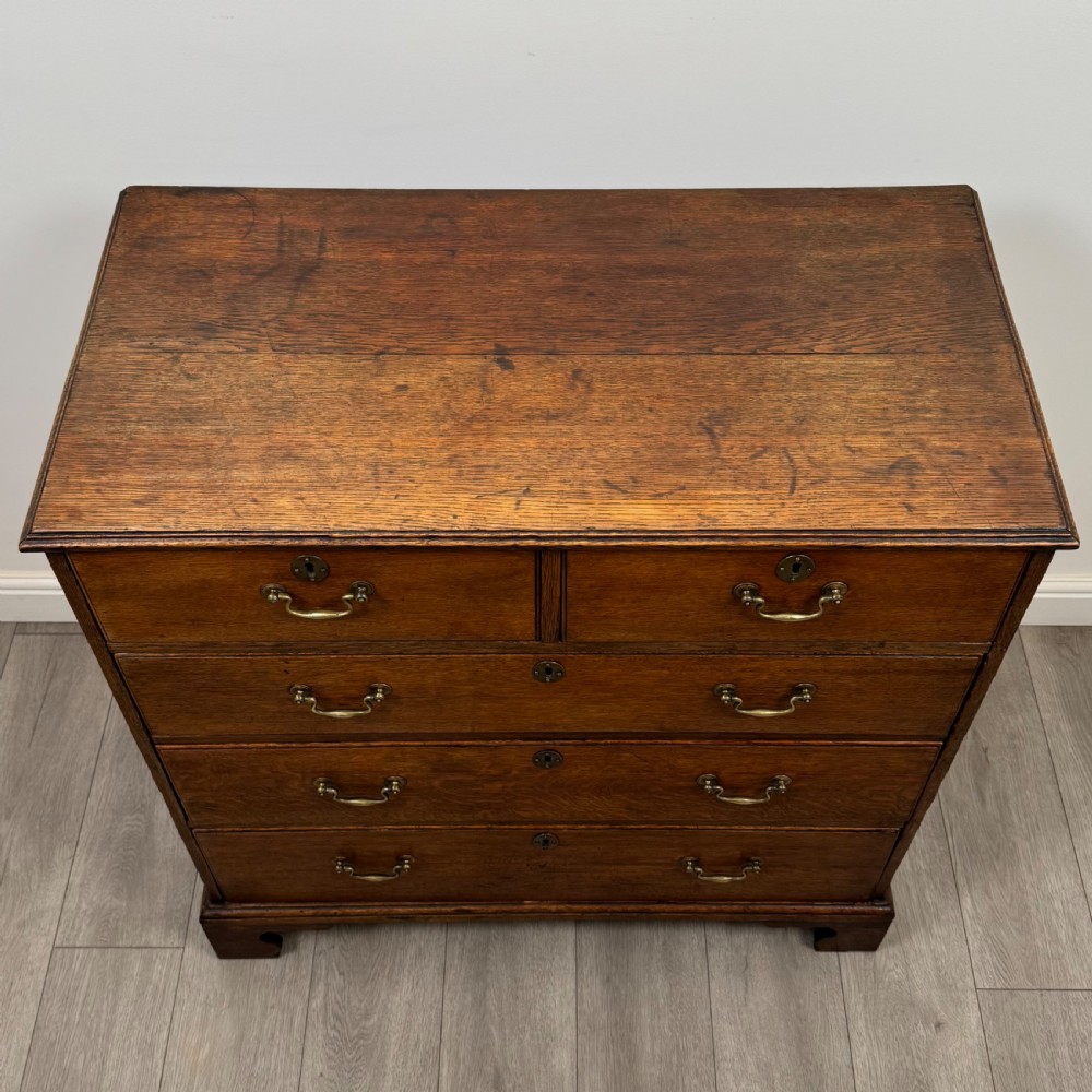 Antique 18th Century Georgian Chest Of Drawers In Oak  View IX