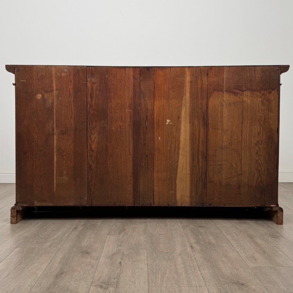 Antique 20th Century Fine Quality Open Bookcase In Oak  View V