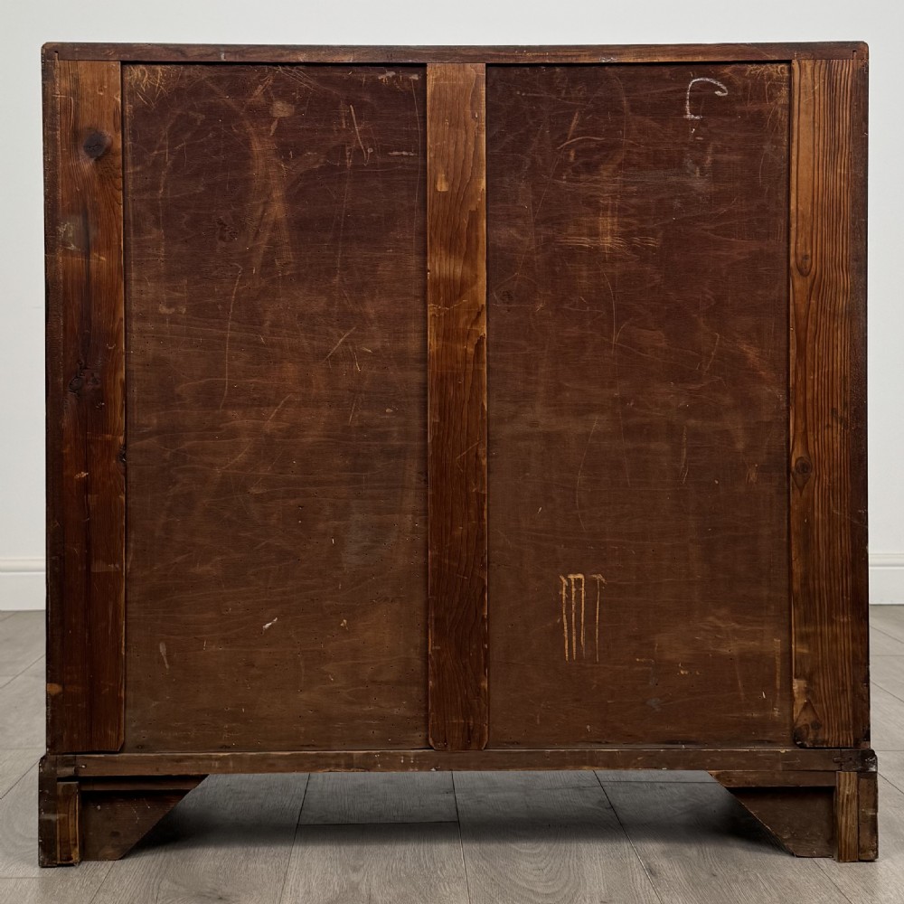 Antique 19th Century Georgian Style Chest Of Drawers In Mahogany  View V