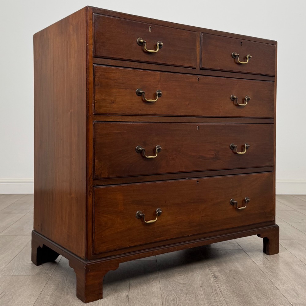 Antique 19th Century Georgian Style Chest Of Drawers In Mahogany  View VIII