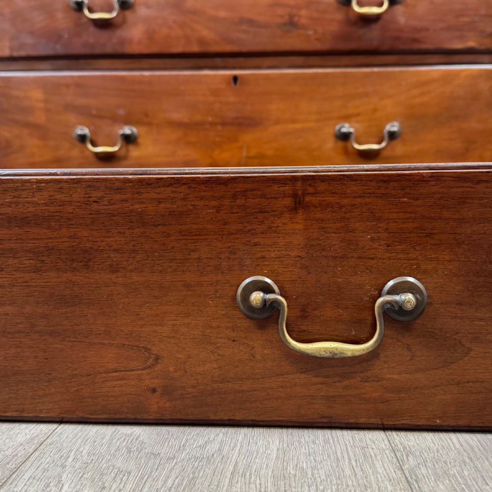 Antique 19th Century Georgian Style Chest Of Drawers In Mahogany  View XI