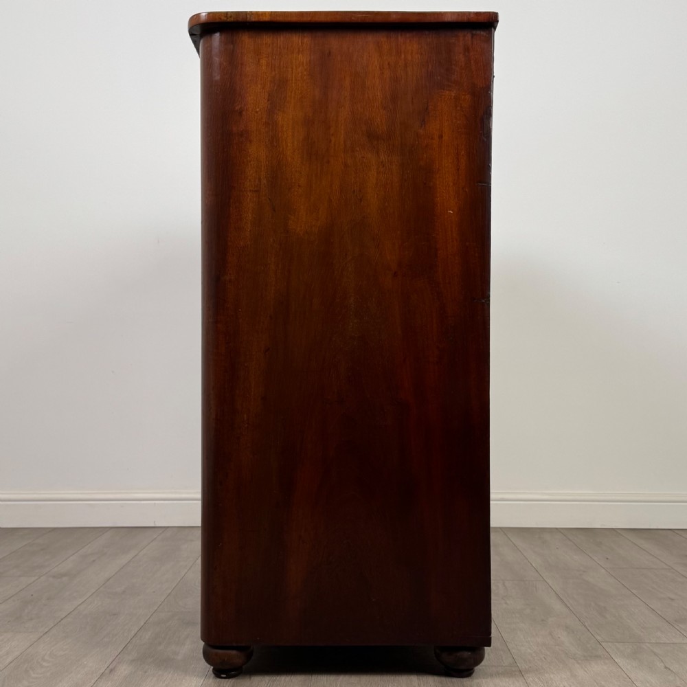 Antique 19th Century Victorian Chest Of Drawers In Mahogany View III