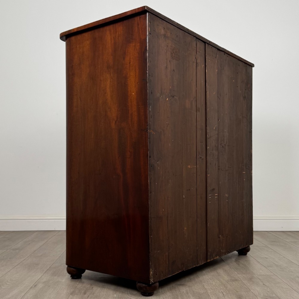 Antique 19th Century Victorian Chest Of Drawers In Mahogany View IV