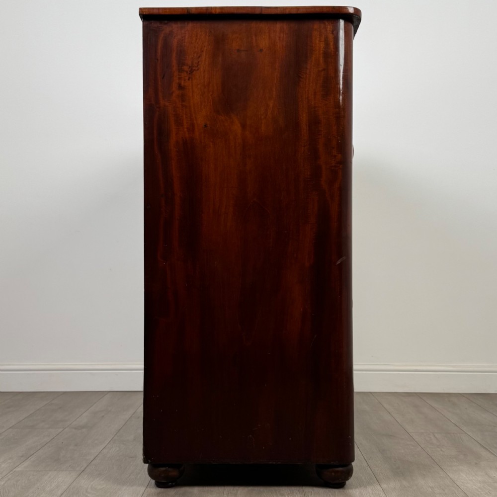 Antique 19th Century Victorian Chest Of Drawers In Mahogany View VII