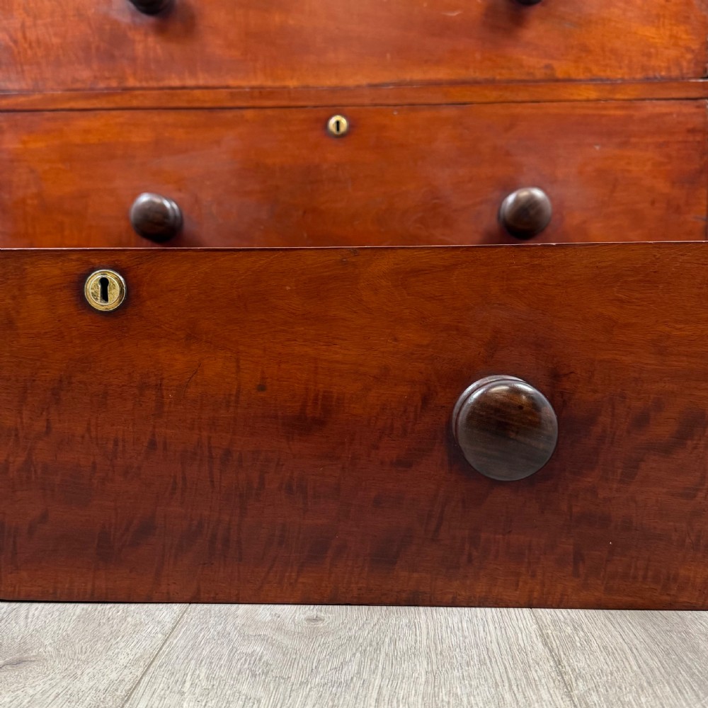  Antique 19th Century Victorian Mahogany Chest Of Drawers View XI