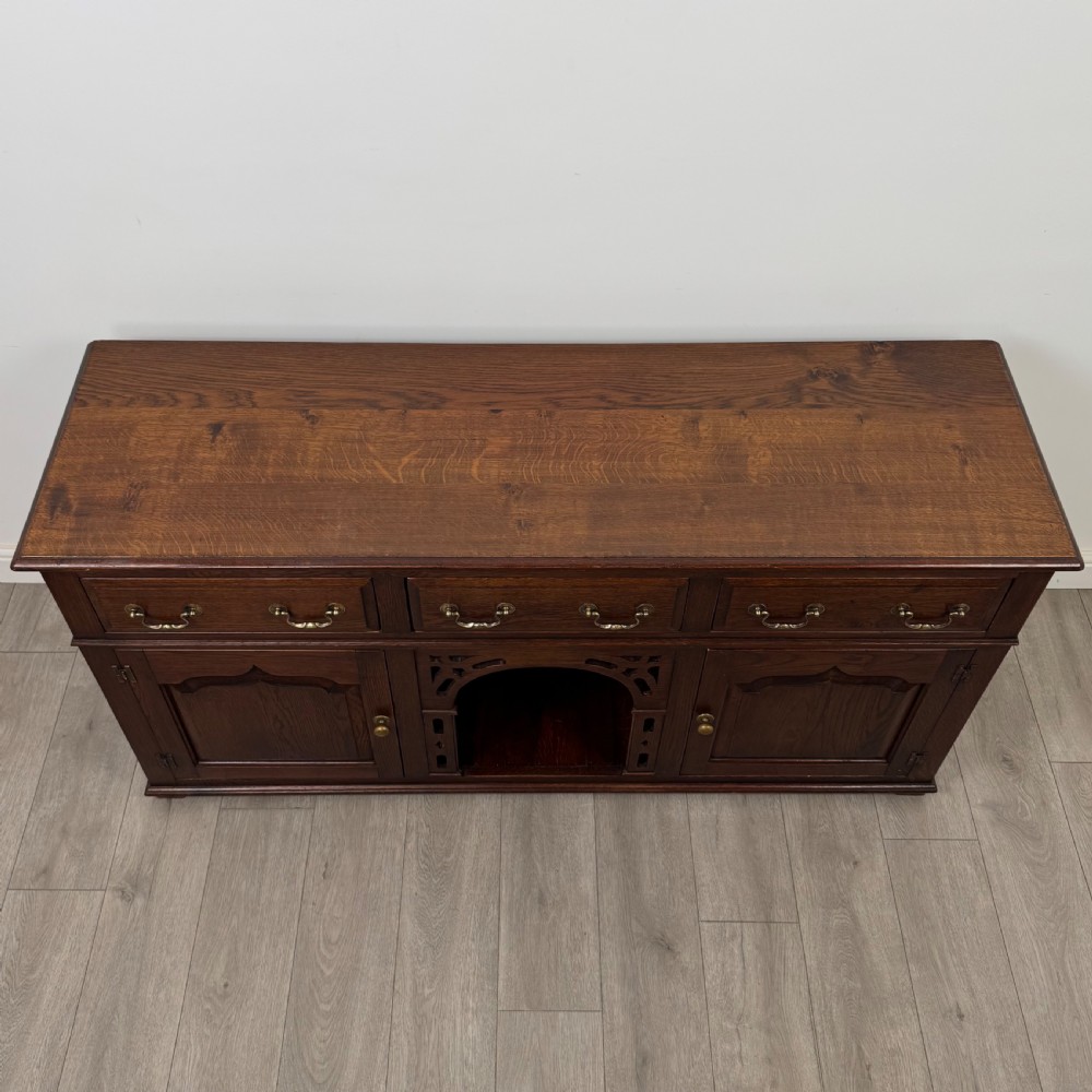  Antique 20th Century Fine Quality Sideboard In Oak View X