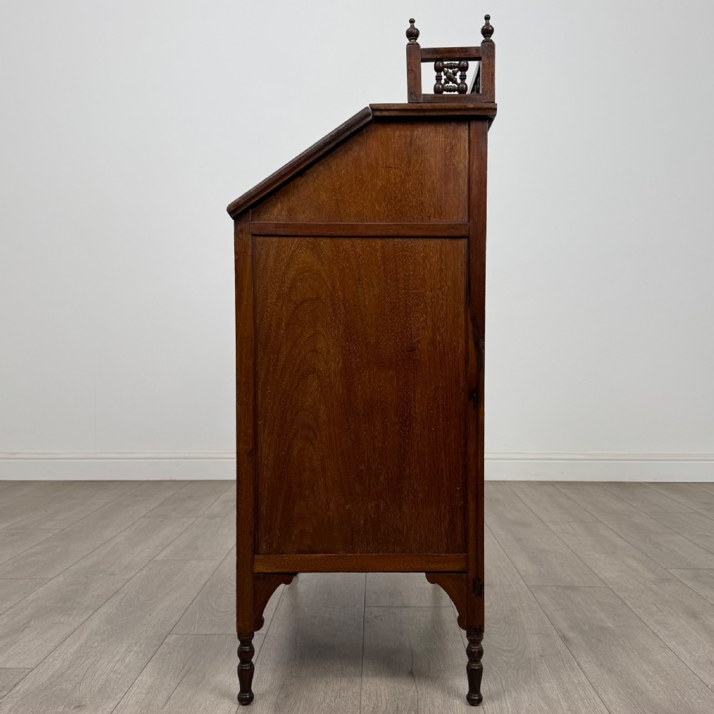  Antique 20th Century Liberty & Co Style Bureau In Walnut  View IV