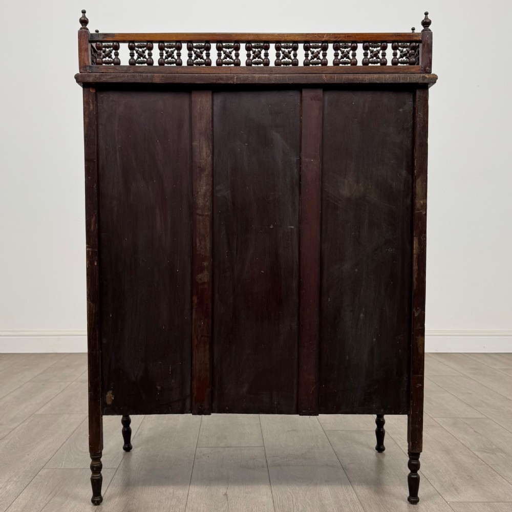  Antique 20th Century Liberty & Co Style Bureau In Walnut  View VI