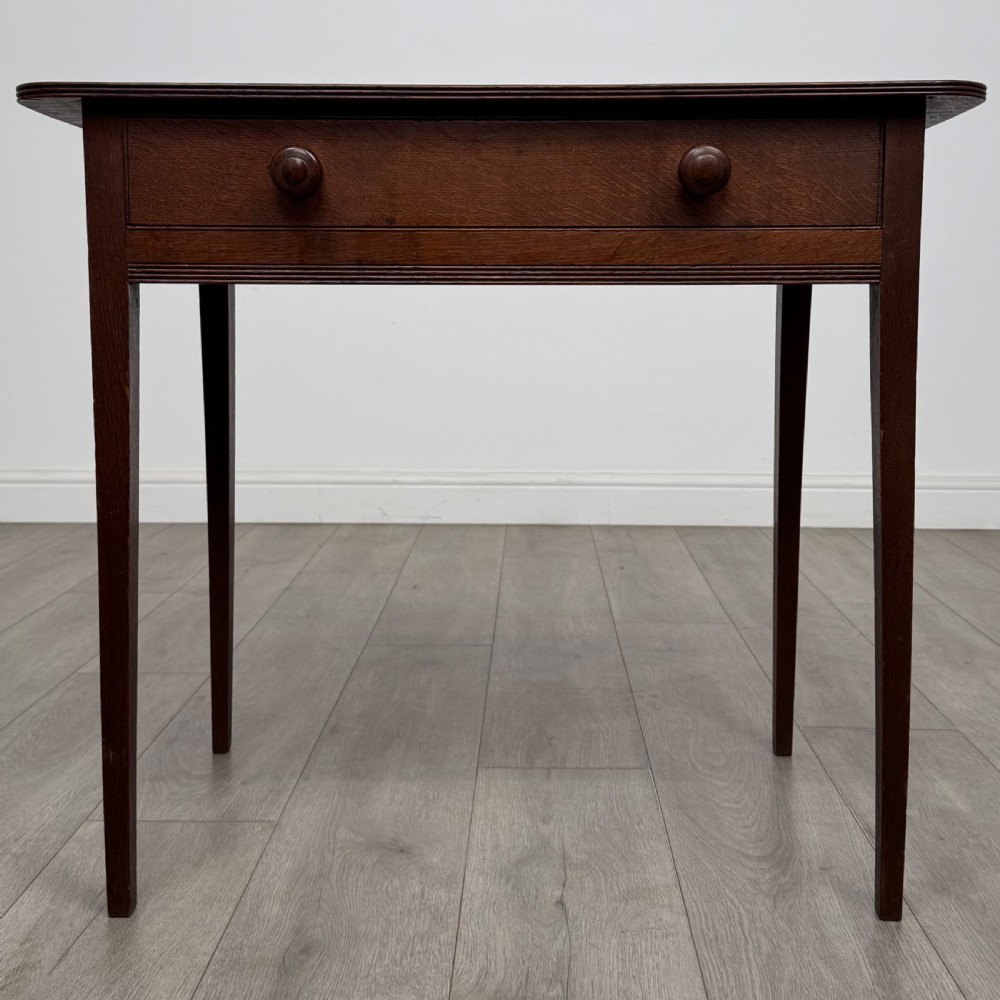  Antique 18th Century Georgian Writing Table In Oak